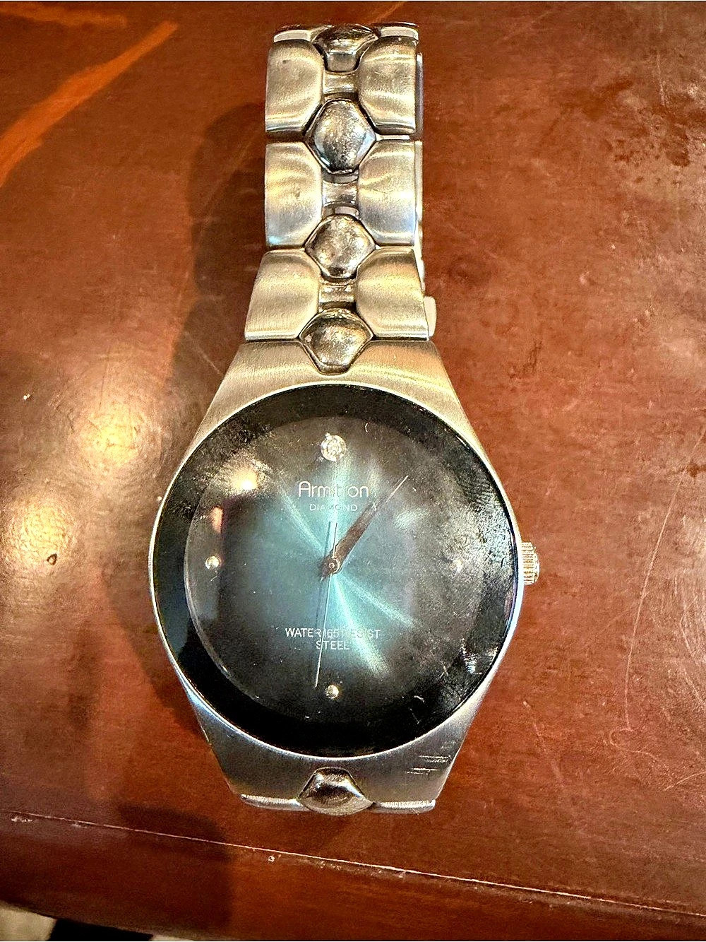 Armitron Women's Silver & Black Watch
